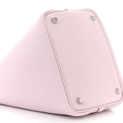 Hermes Taurillon Clemence Picotin Lock 18 PM Mauve Pale 9 of 11