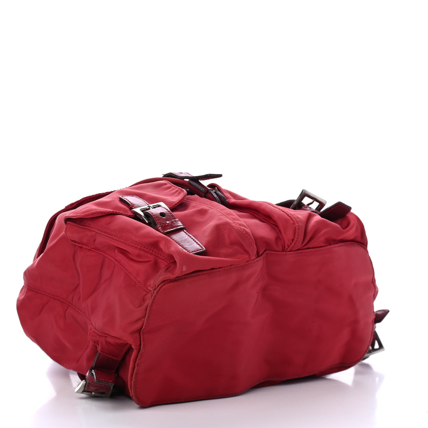 Prada Nylon Vela Small Backpack Rosso 3 of 5