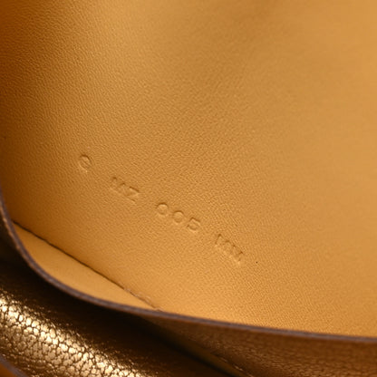 Hermes Metallic Chevre Chamkilight Constance Slim Wallet Dore 8 of 9