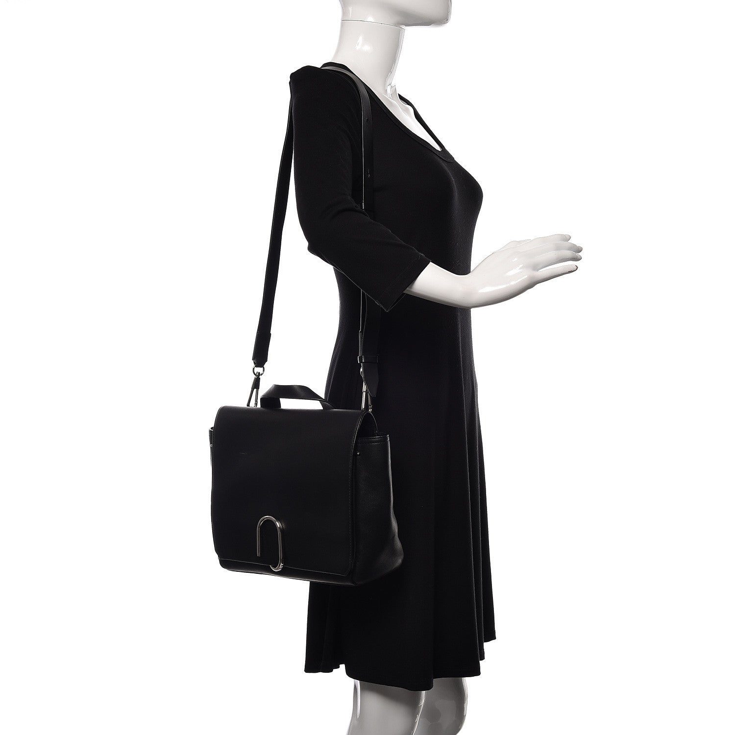 3.1 Phillip Lim 3.1 Calfskin Alix Crossbody Bag Black 3 of 13