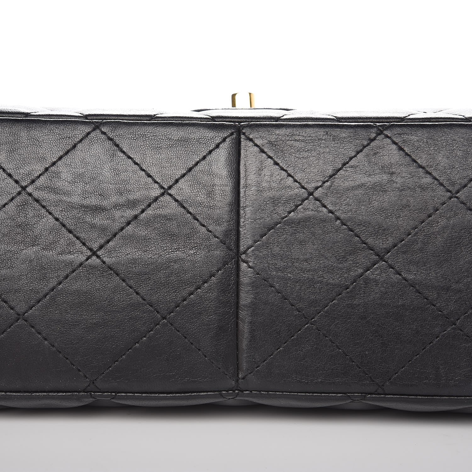 Chanel Lambskin Quilted Jumbo Single Flap Black 12 of 13