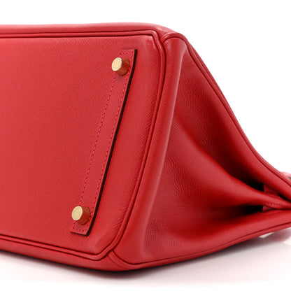 Hermes Epsom Birkin 30 Rouge Casaque 7 of 9