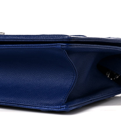 Christian Dior Grained Calfskin Small Diorama Flap Bag Bleu De Minuit 9 of 9