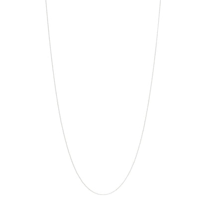 Tiffany Sterling Silver 1.2mm Bead Chain Necklace 30" 1 of 3