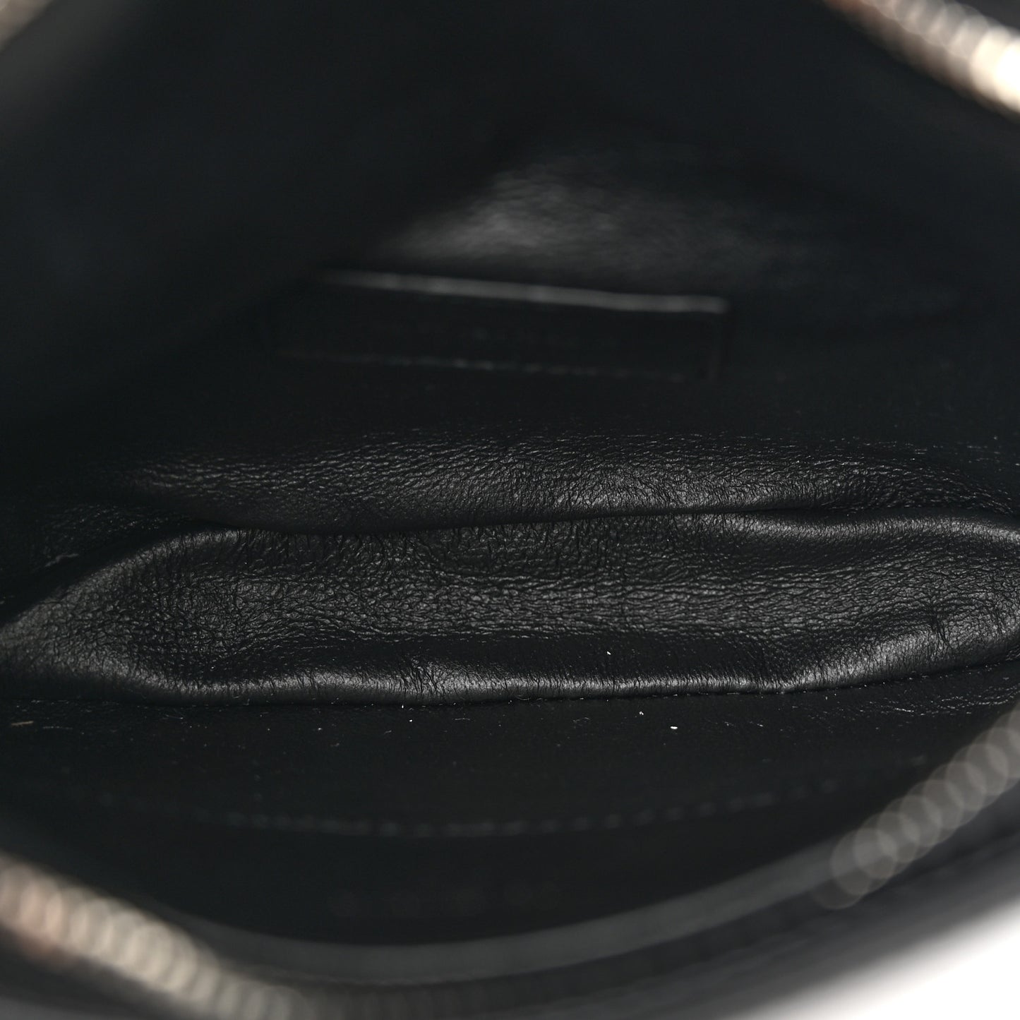 Brushed Calfskin Mini Camera Bag Black