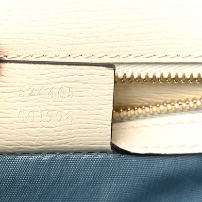 Gucci Calfskin Valentine's Day Exclusive Small Sylvie Top Handle Bag Ivory 7 of 10