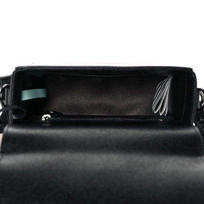 Off-White Calfskin Binder Clip Bag Black 4 of 8