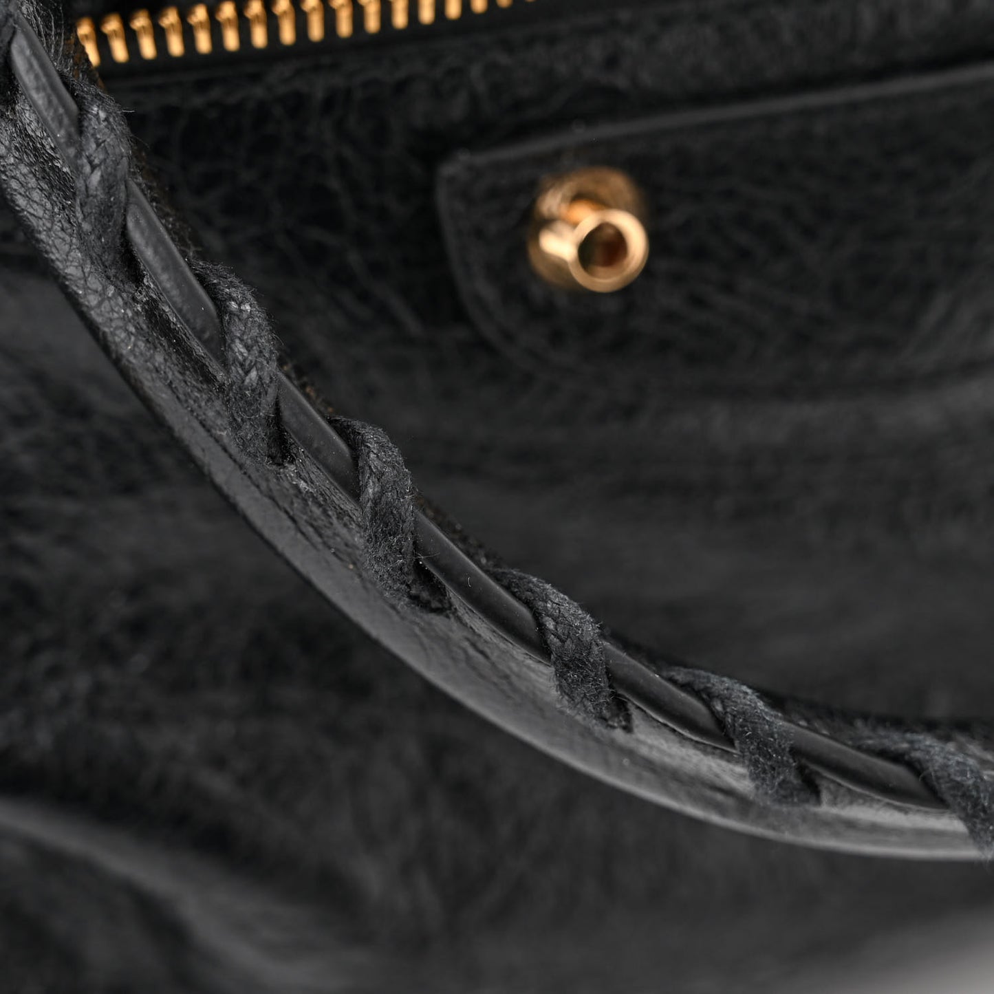 Agneau Classic Gold Hardware City Black