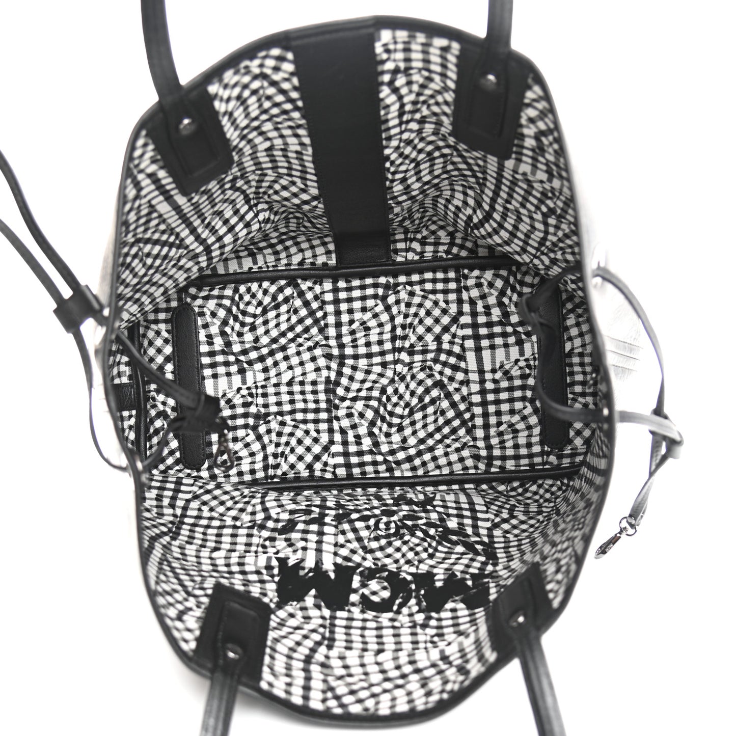 Visetos Medium Reversible Shopper Tote Black