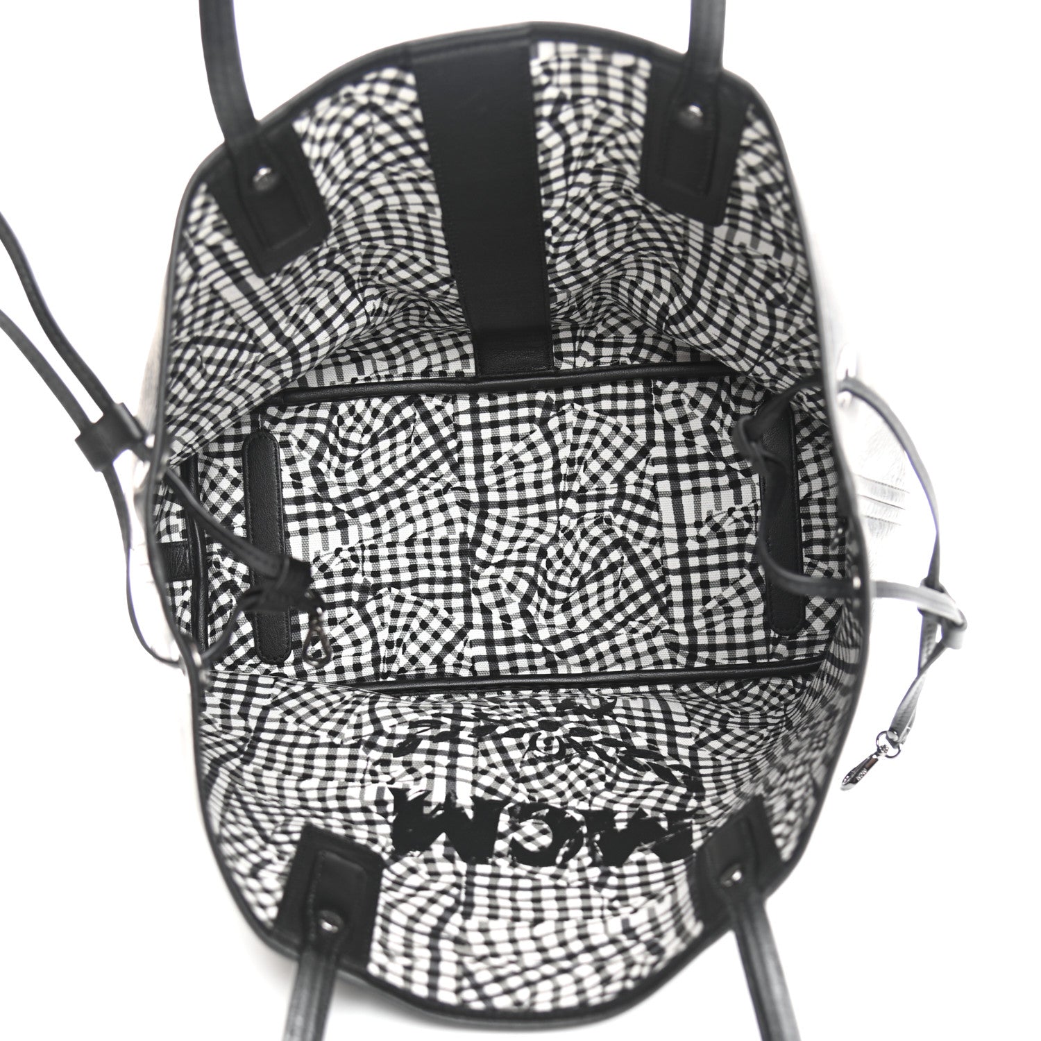 MCM Visetos Medium Reversible Shopper Tote Black 8 of 14