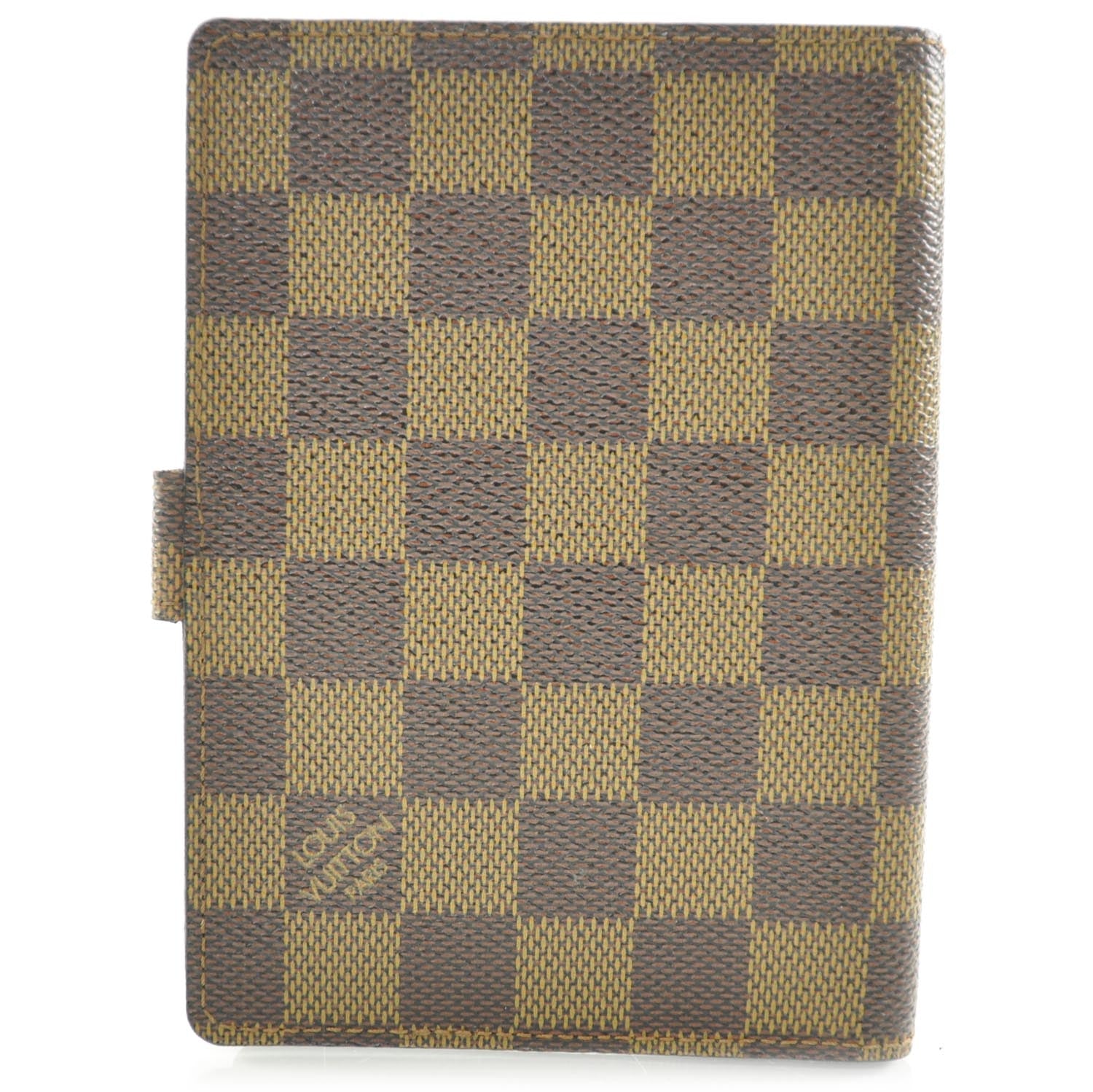 Louis Vuitton Damier Ebene Small Ring Agenda 4 of 8