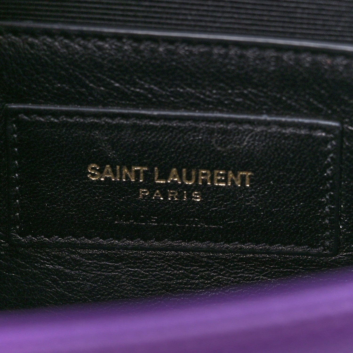 Saint Laurent Grain De Poudre Small Monogram Kate Satchel Lilac 7 of 12