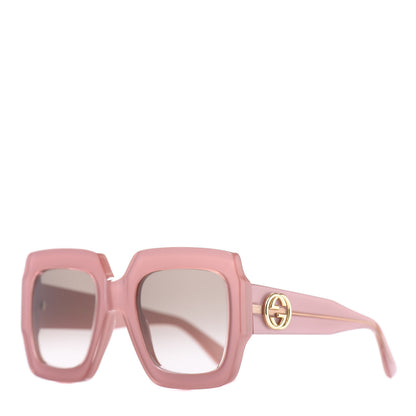 Gucci Square Frame GG0178S Sunglasses Rose Brown 1 of 8