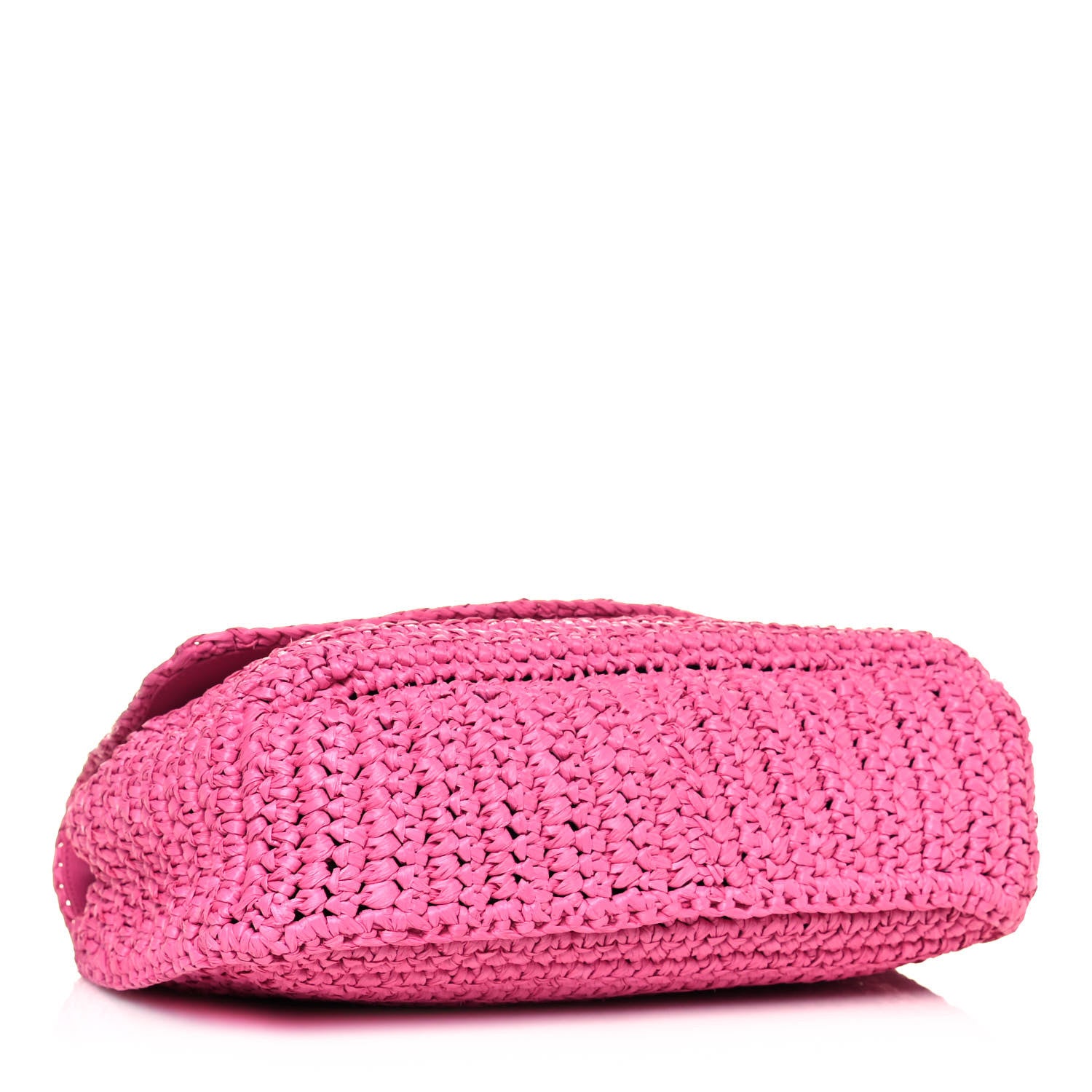 Saint Laurent Raffia Calfskin Monogram Medium Niki Chain Satchel Bright Pink 5 of 13