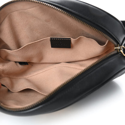 Gucci Calfskin Matelasse GG Marmont Belt Bag 85 34 Black 4 of 4