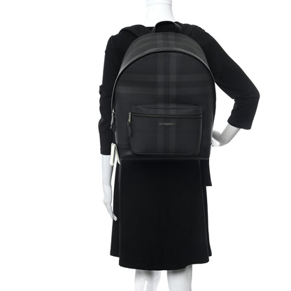 Burberry Charcoal Check Jett Backpack 2 of 11