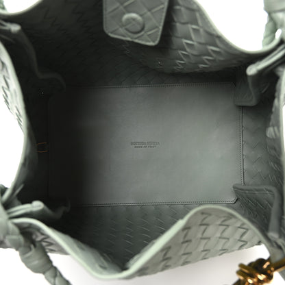 Bottega Veneta Nappa Intrecciato Large Andiamo Parachute Shoulder Bag New Sauge 6 of 10