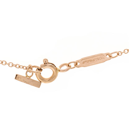 Tiffany 18K Rose Gold Small T Smile Pendant Necklace 4 of 5