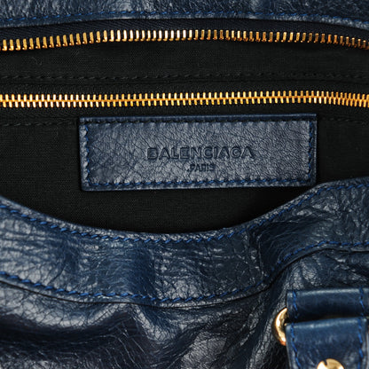 Balenciaga Agneau Giant 12 Gold Hardware City Bleu Obscur 7 of 8