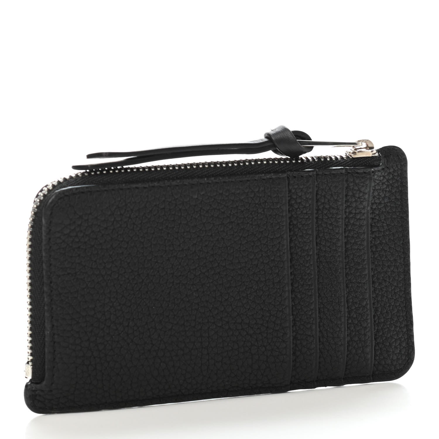 Loewe Soft Grained Calfskin Coin Cardholder Black 2 of 4