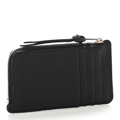 Loewe Soft Grained Calfskin Coin Cardholder Black 2 of 4