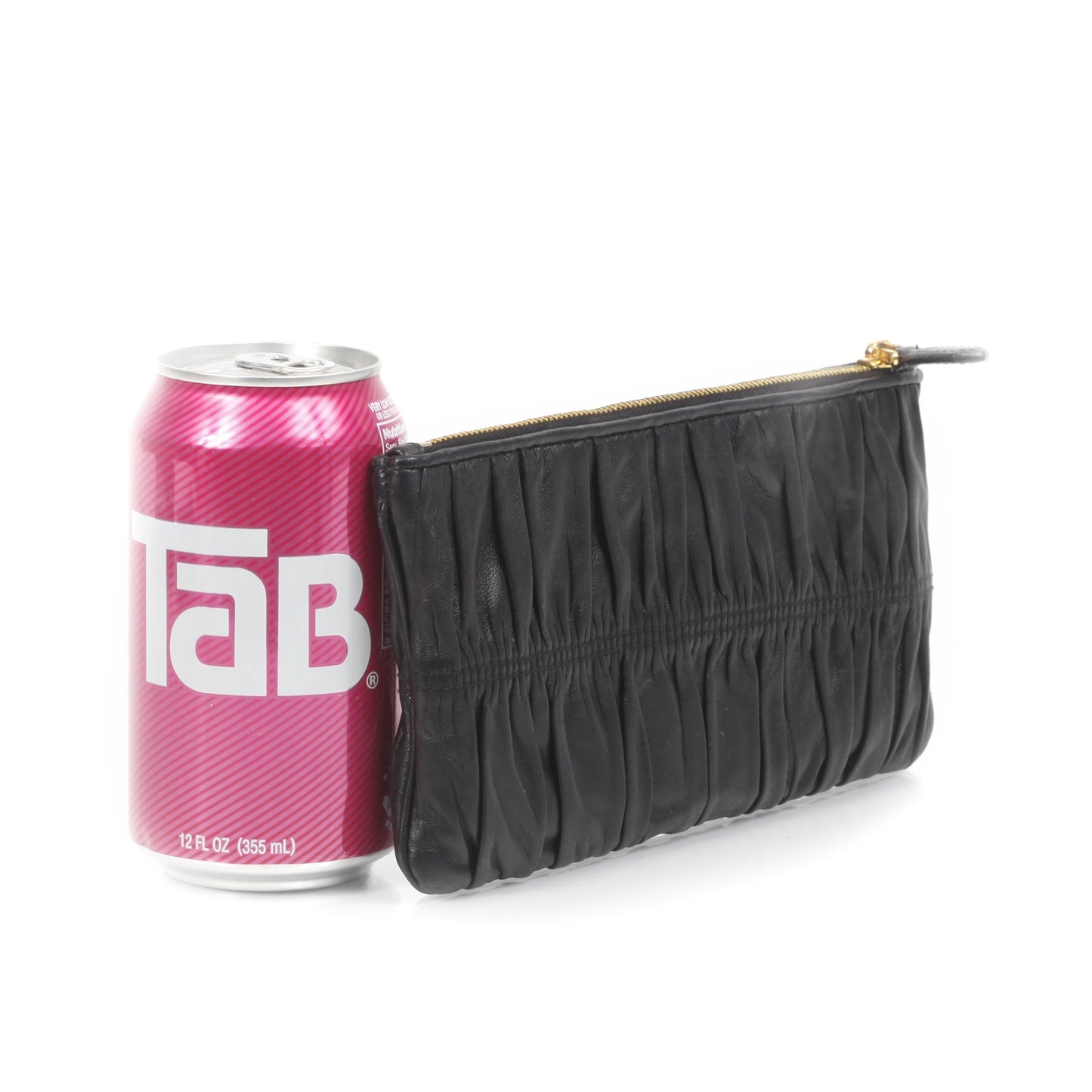 Nappa Gaufre Pouch Nero Black