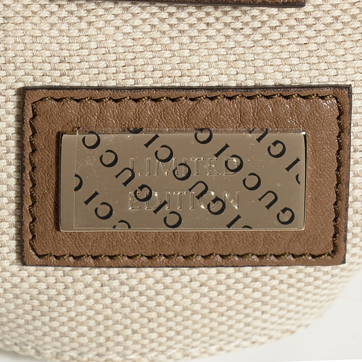 Python Small Soho Flap Crossbody Beige