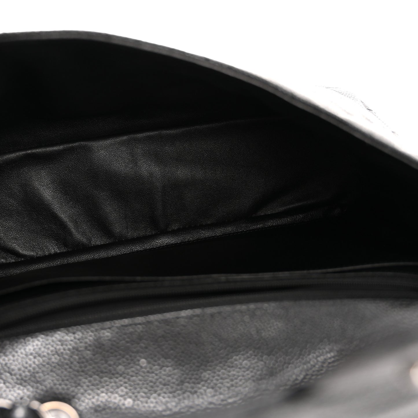 Caviar Quilted Jumbo Single Flap Black