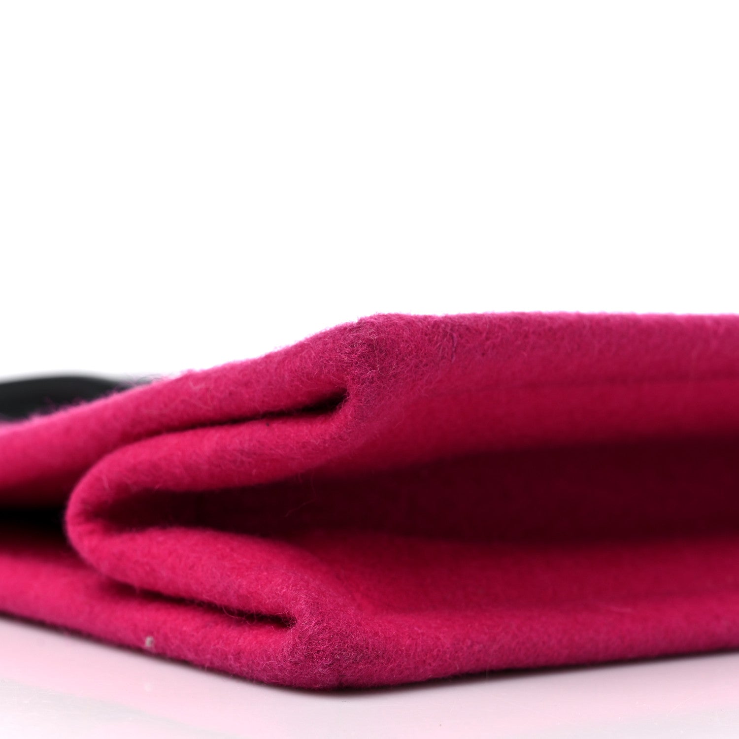 Saint Laurent Wool Rive Gauche Tote Fuchsia 7 of 10