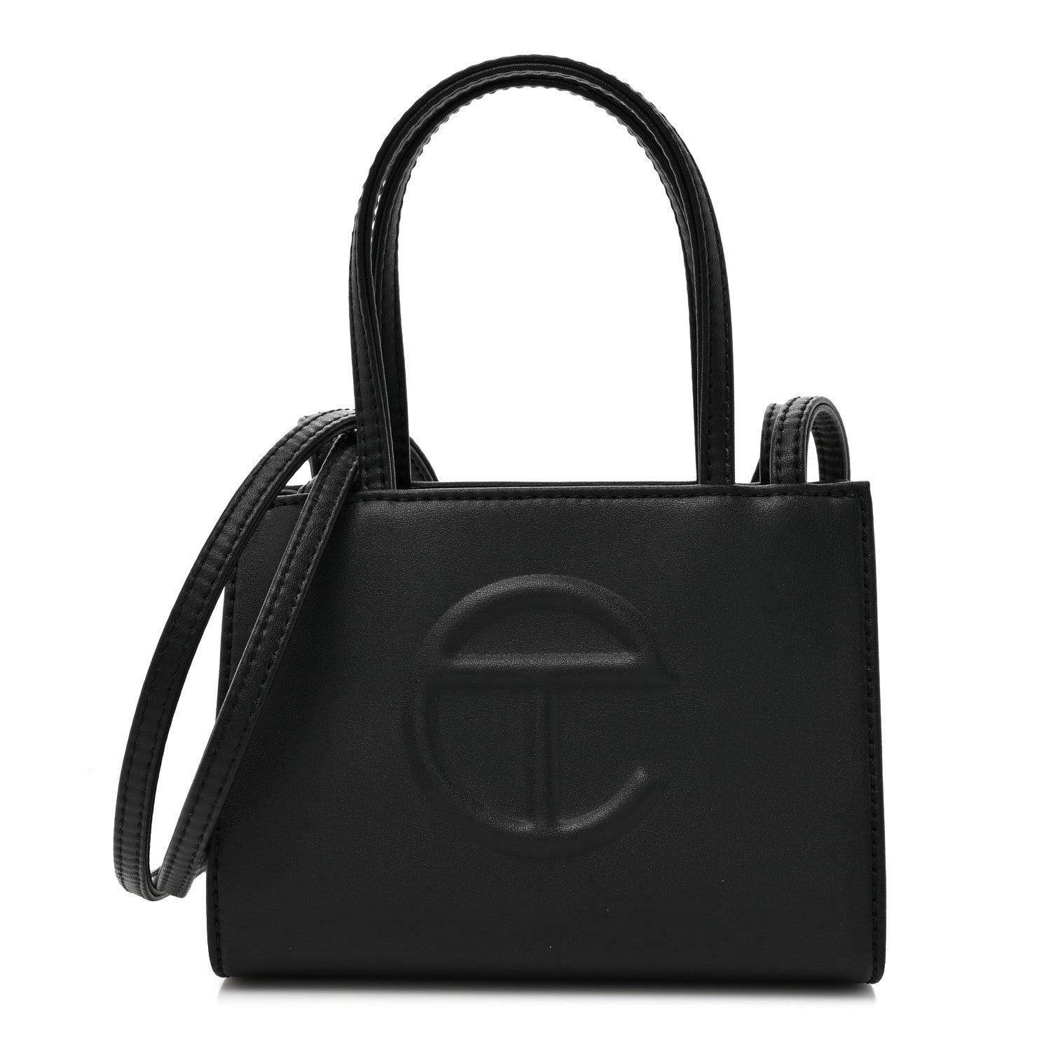 Telfar Vegan Leather Small Shopping Bag Black 1 of 9