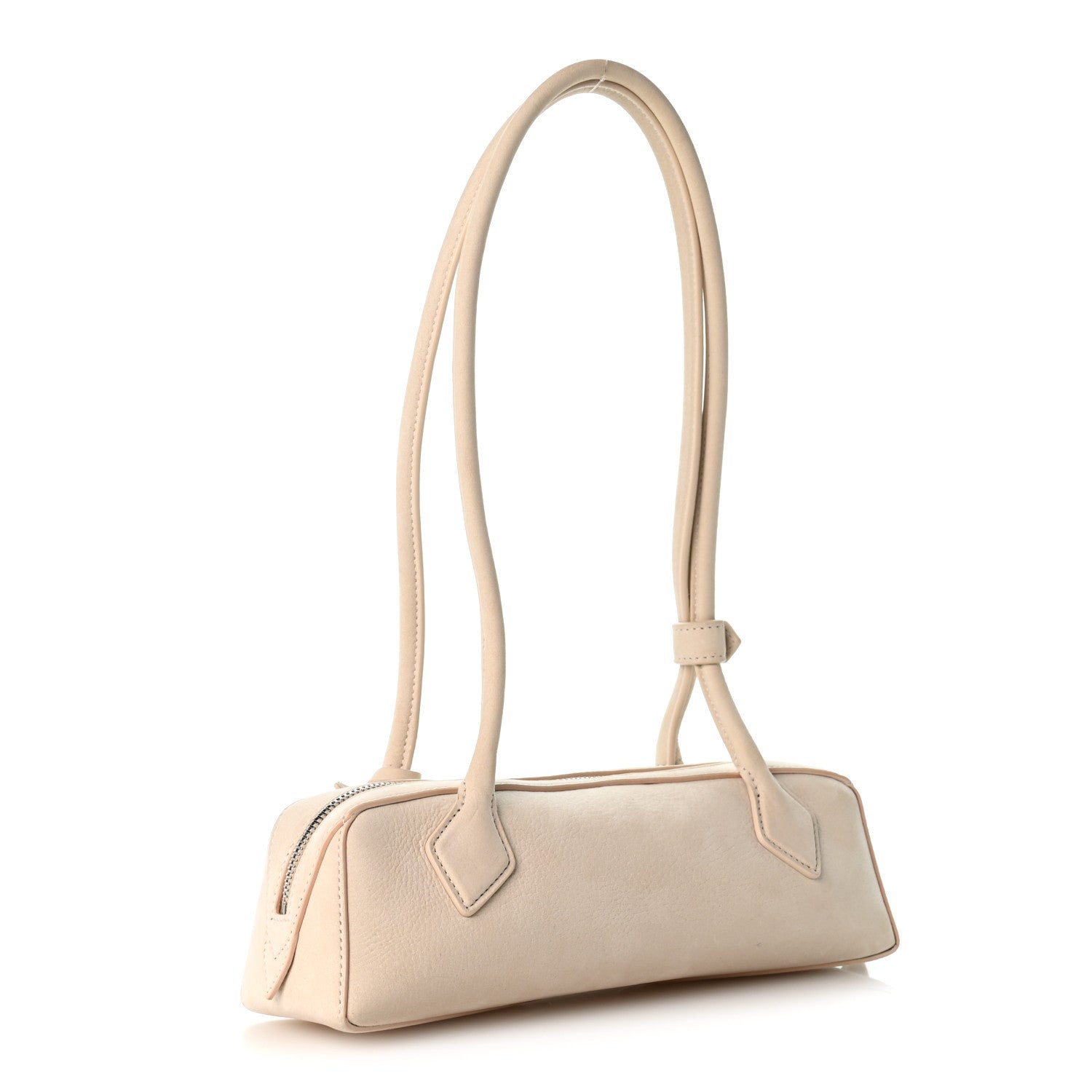 Alaia Nubuck Small Le Teckel Bag Craie 4 of 11