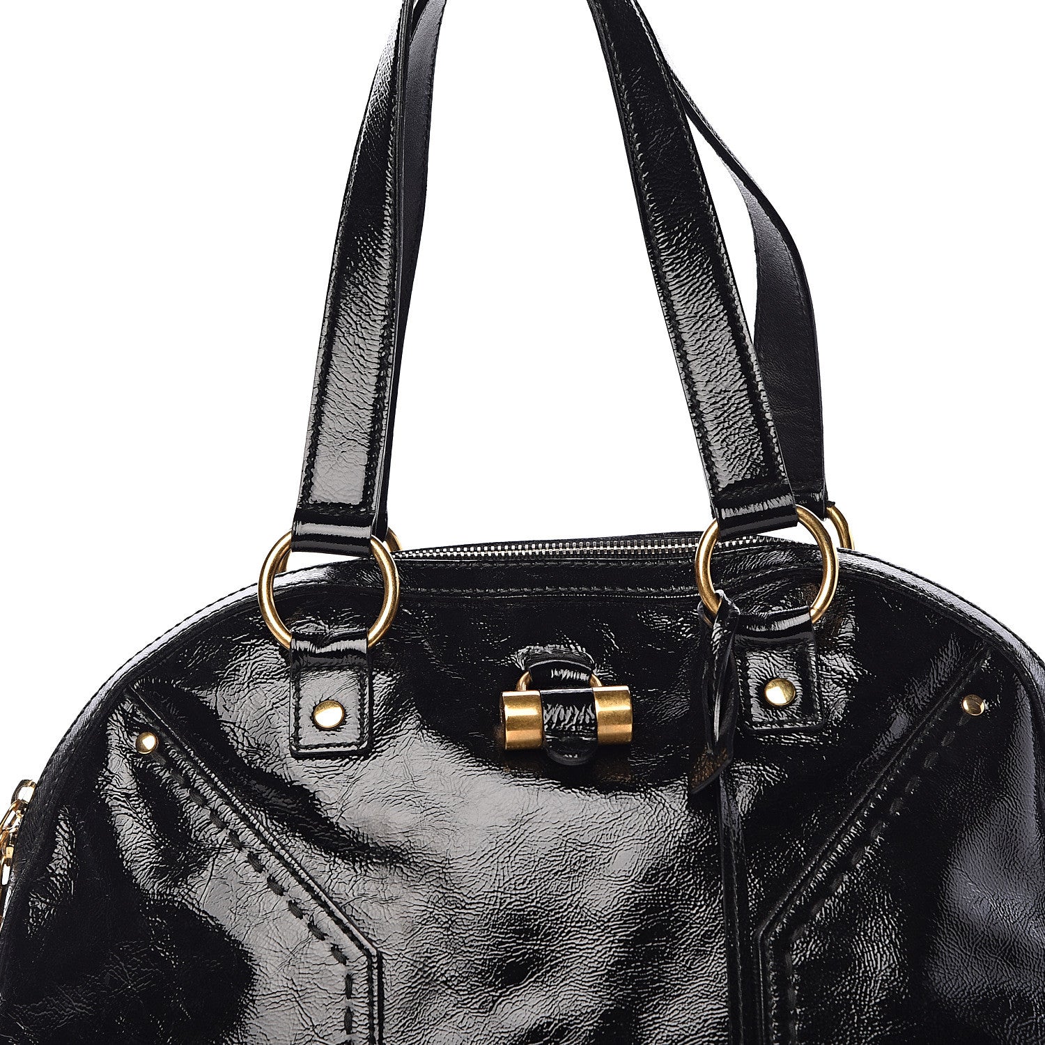 Saint Laurent Patent Large Muse Black 15 of 20