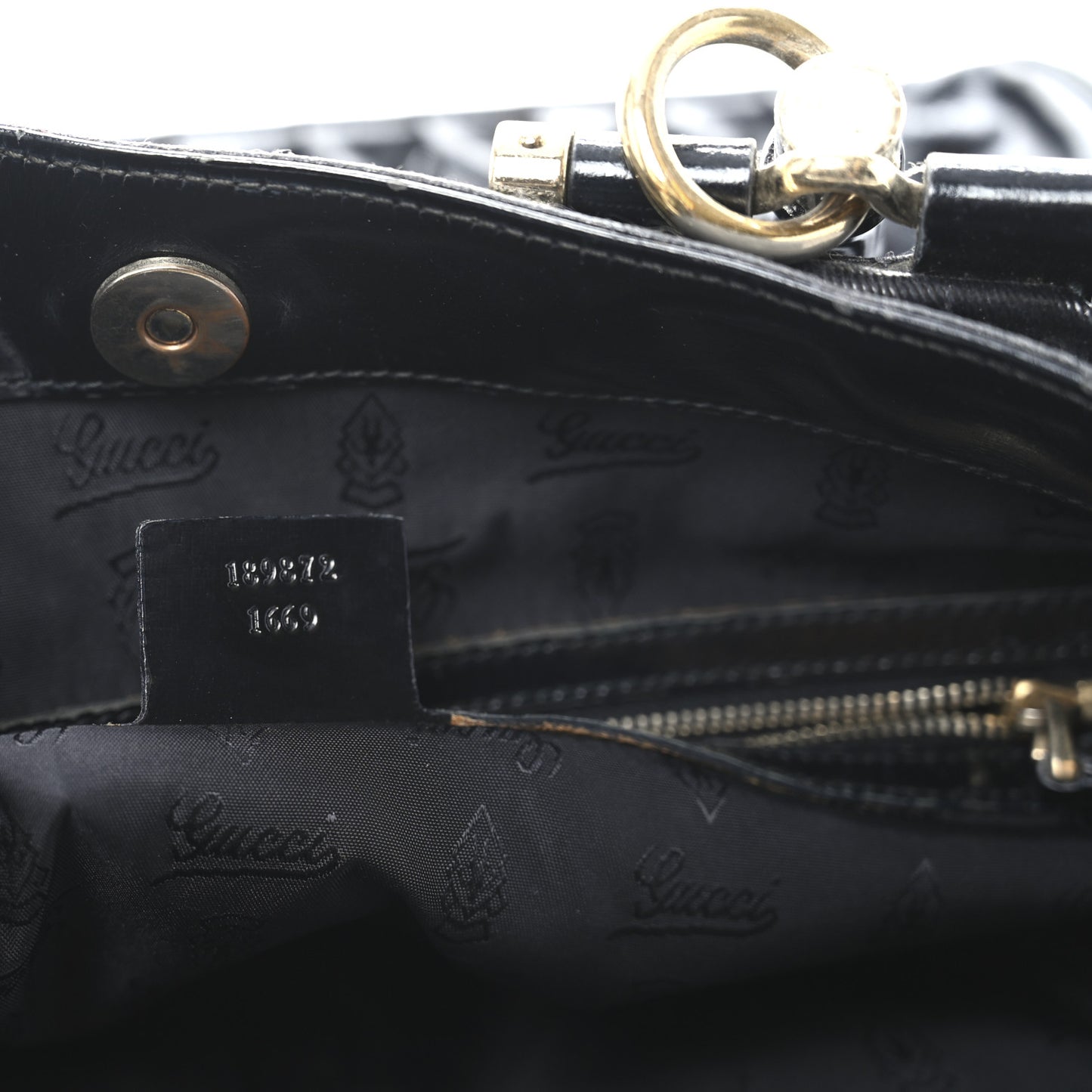 Dialux Pop Bamboo Large Top Handle Tote Black