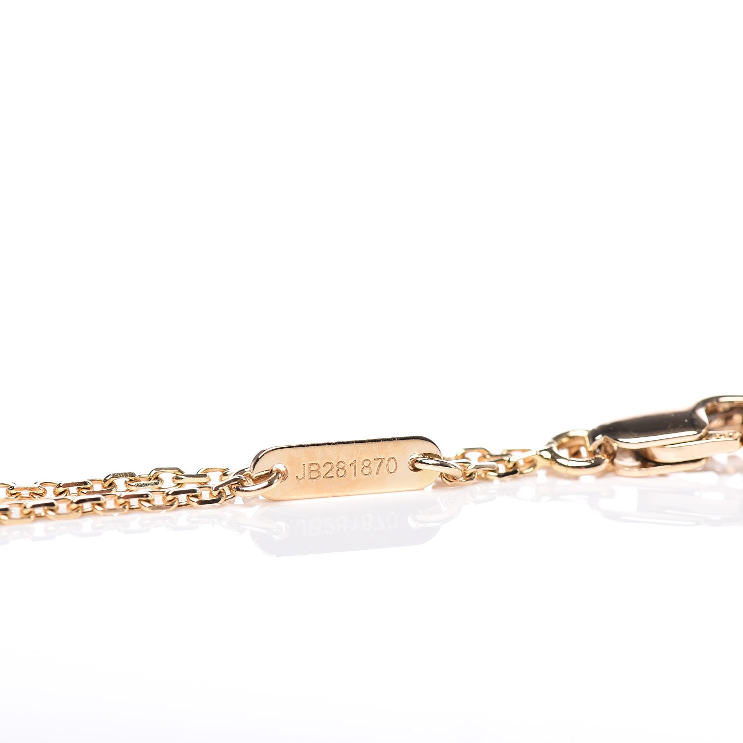 Van Cleef & Arpels 18K Yellow Gold Mother of Pearl Sweet Alhambra Bracelet 4 of 7