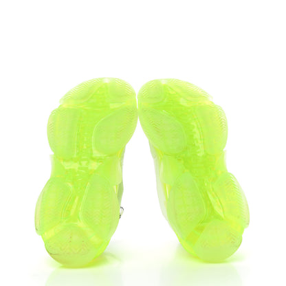 Balenciaga Fabric Mesh Clear Sole Fluo Womens Triple S Sneakers 36 White Fluo Yellow 5 of 8