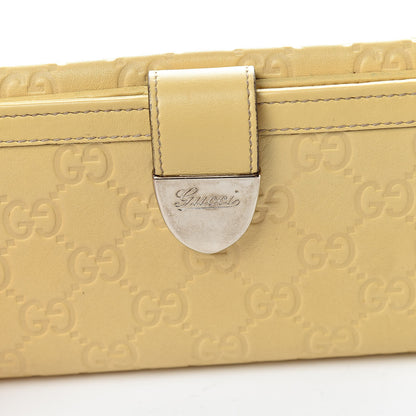 Gucci Guccissima Continental Wallet Yellow 10 of 11