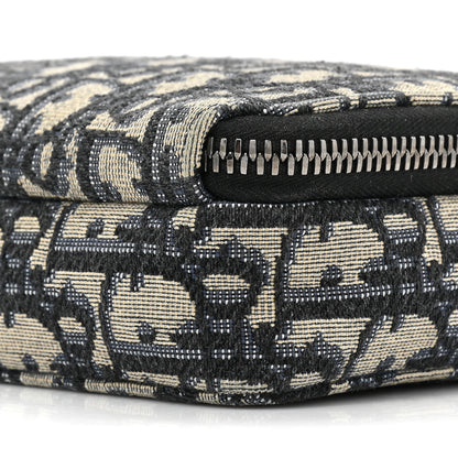 Christian Dior Oblique Pouch Beige Black 9 of 10