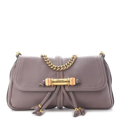 Gucci Calfskin Bamboo Croisette Evening Bag Mauve 1 of 9