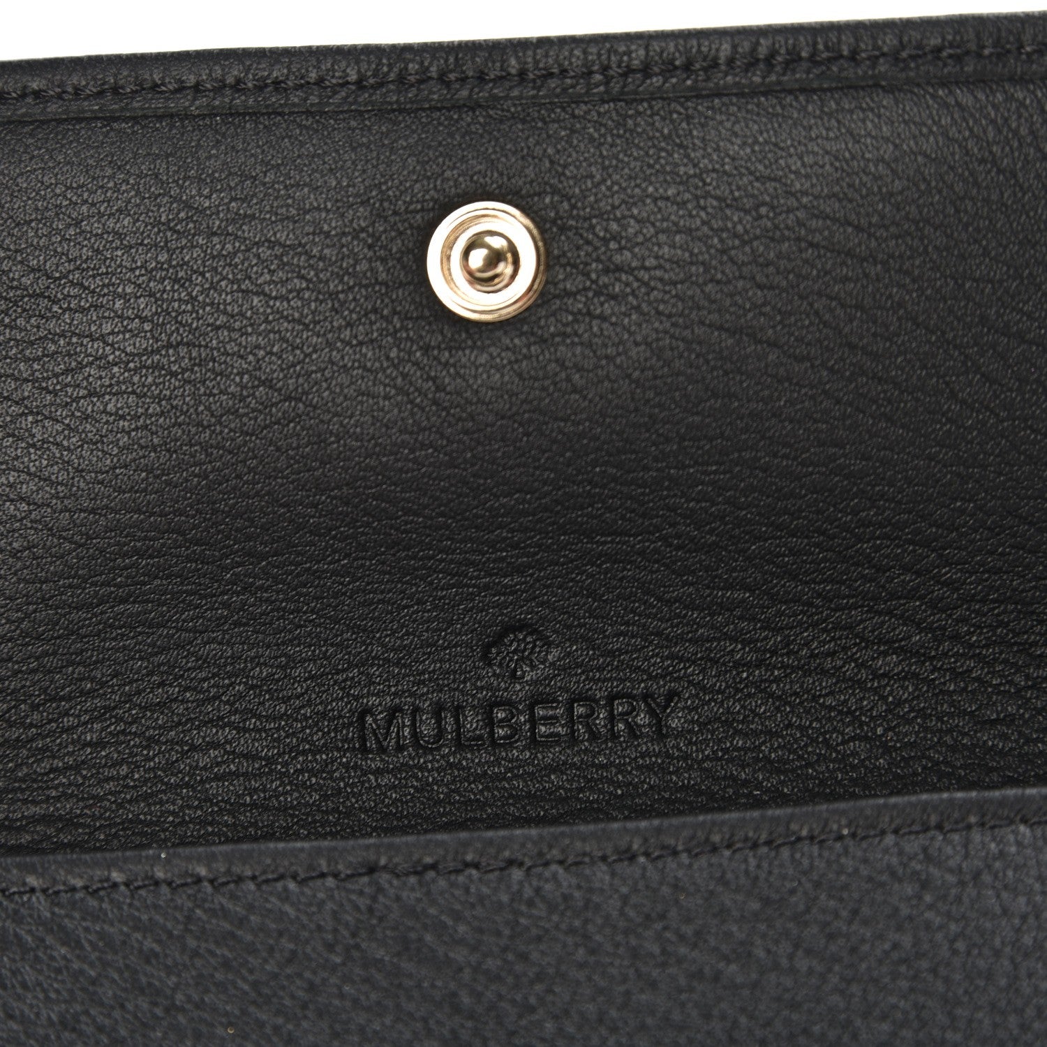 Mulberry Goatskin Bow Coin Purse Black 5 of 7