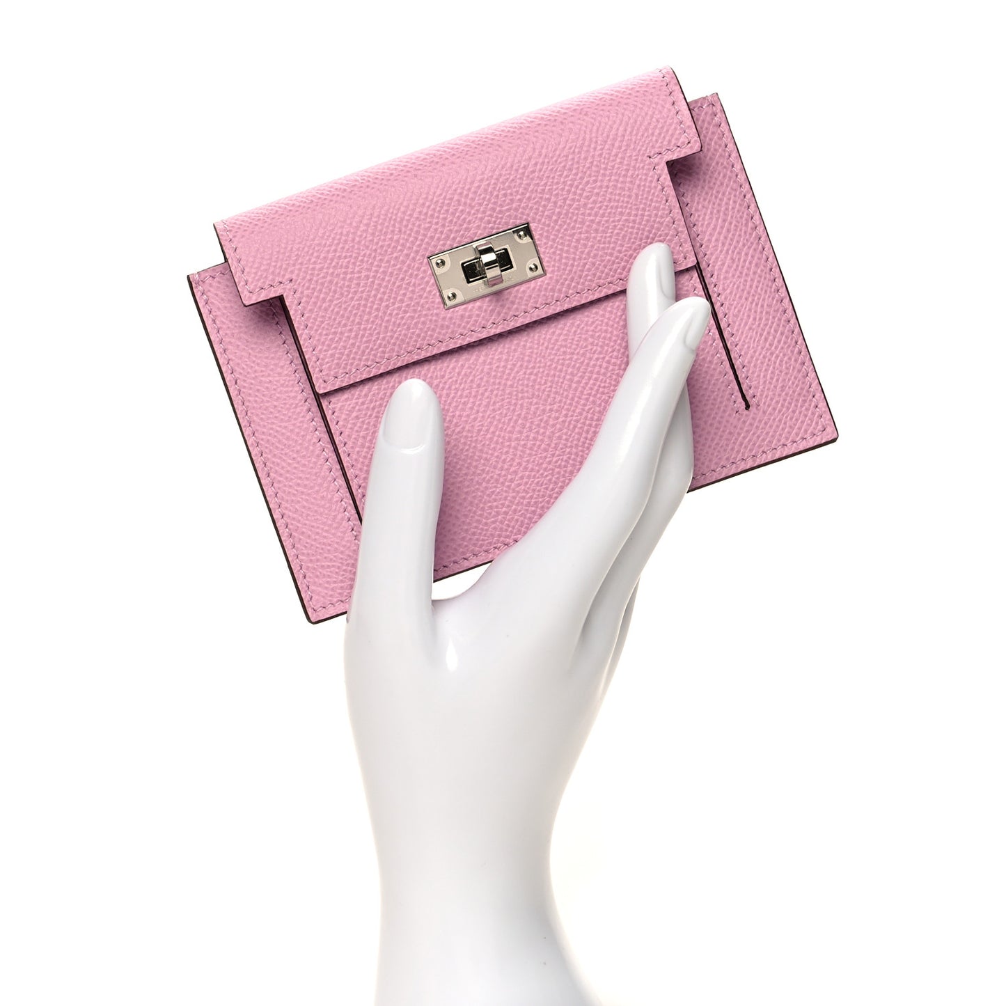 Epsom Kelly Pocket Compact Wallet Mauve Sylvestre
