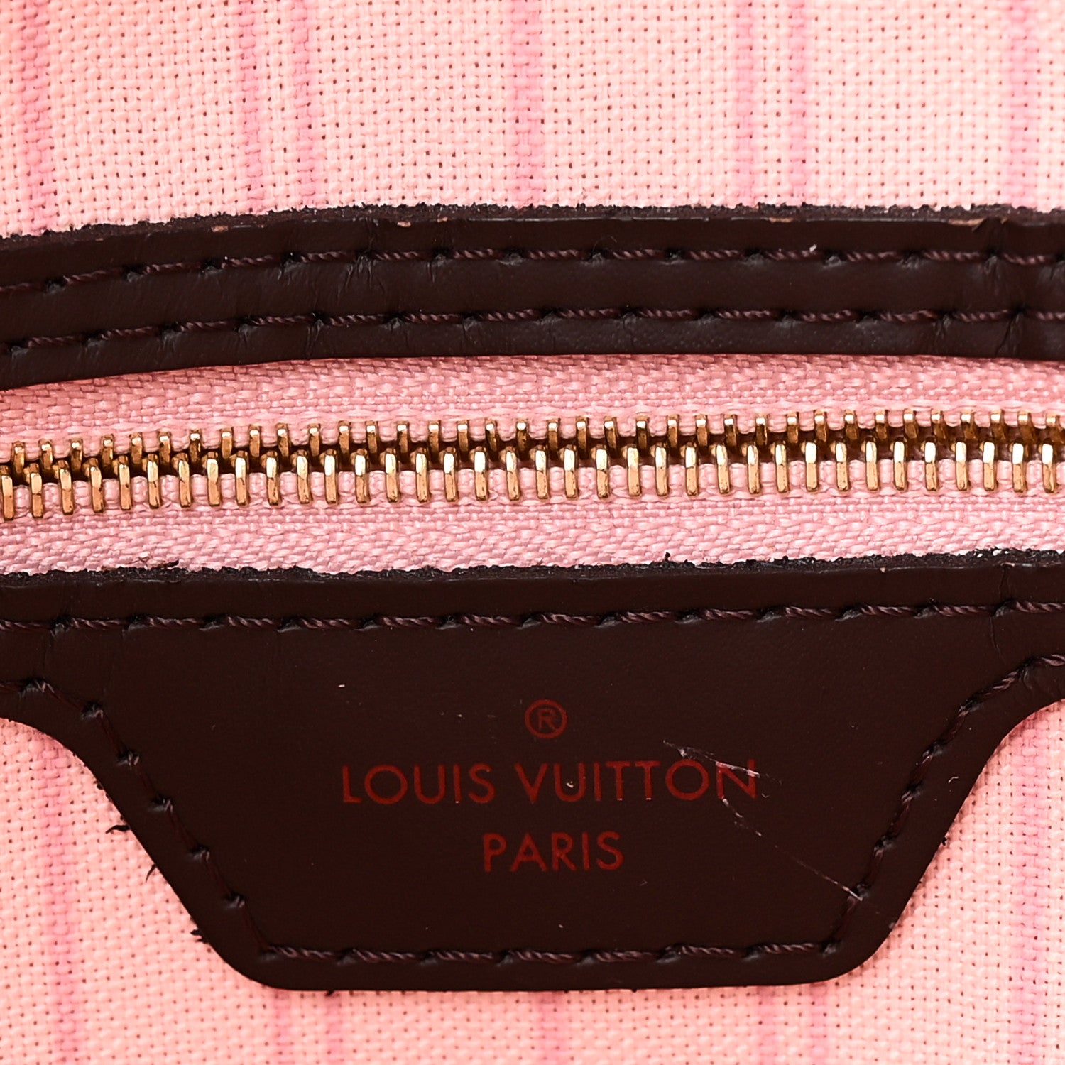 Louis Vuitton Damier Ebene Neo Neverfull MM Rose Ballerine 6 of 10