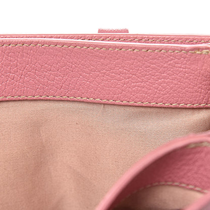 Miu Miu Goatskin Madras Shopping Tote Rosa 8 of 22