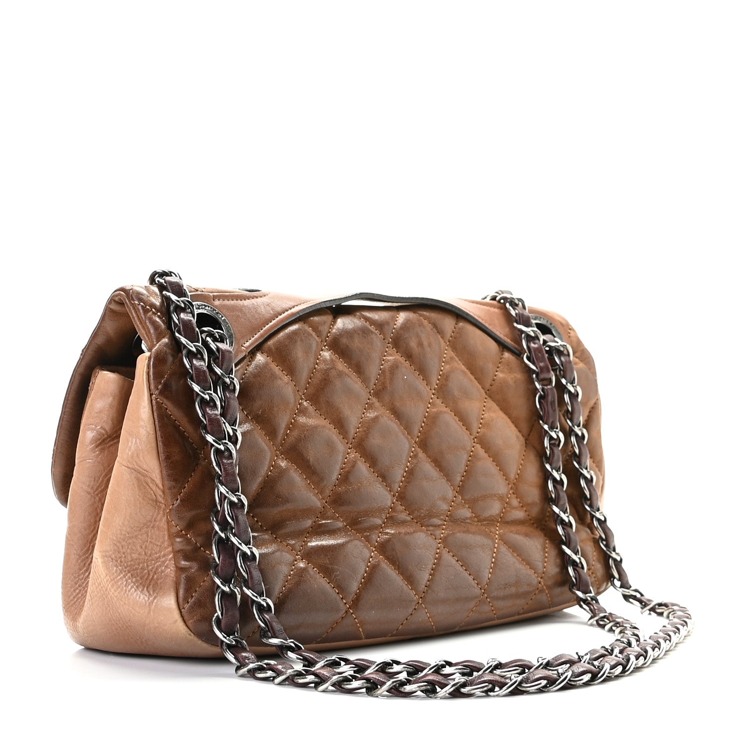 Chanel Iridescent Calfskin Medium In The Mix Flap Light Brown 2 of 13