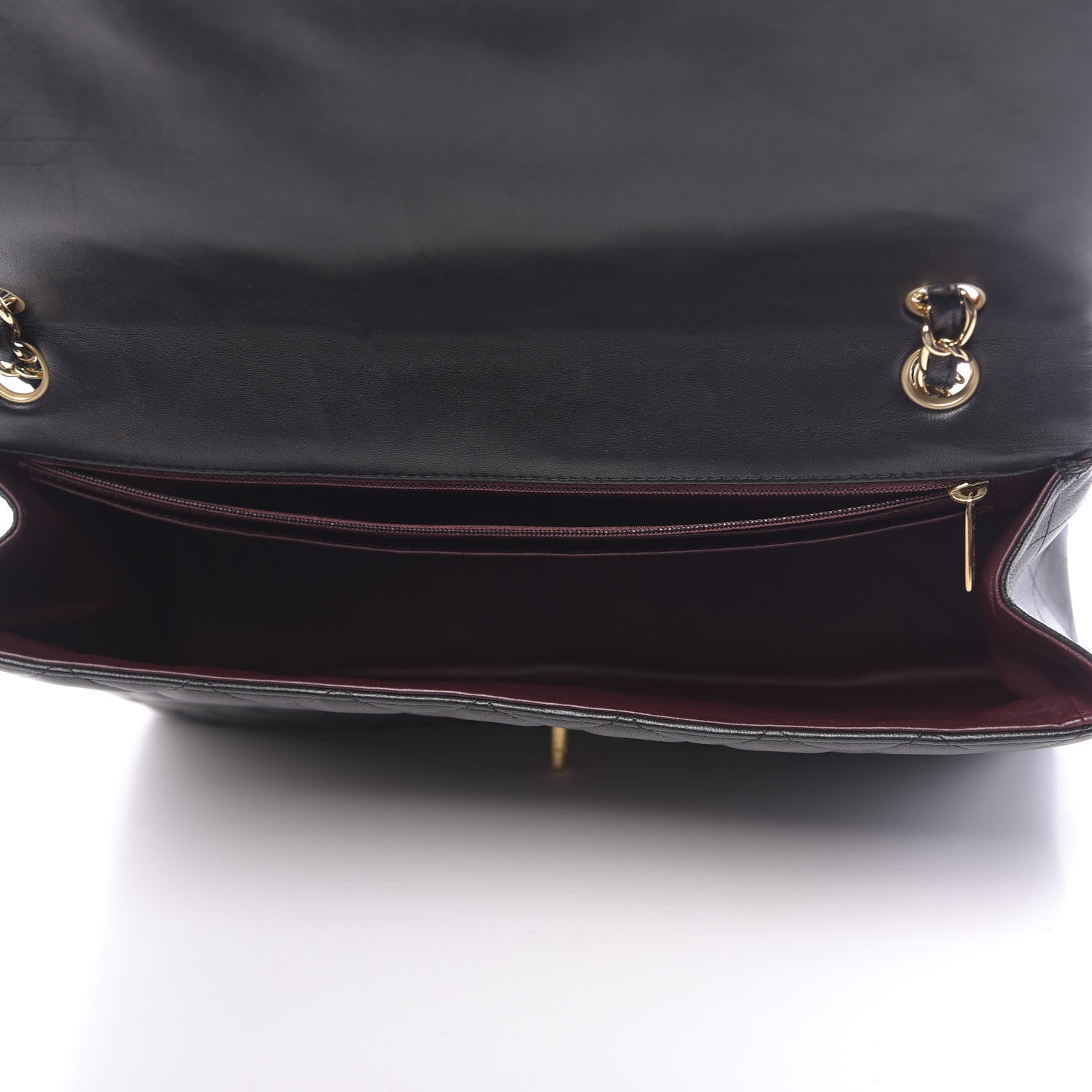 Chanel Lambskin Quilted Maxi Single Flap Black 5 of 10
