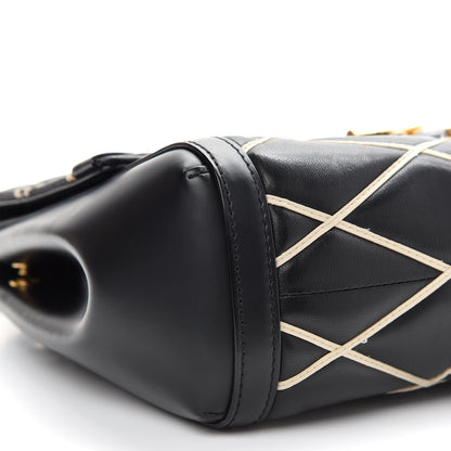 Louis Vuitton Lambskin Malletage Pochette Flap Black 8 of 11