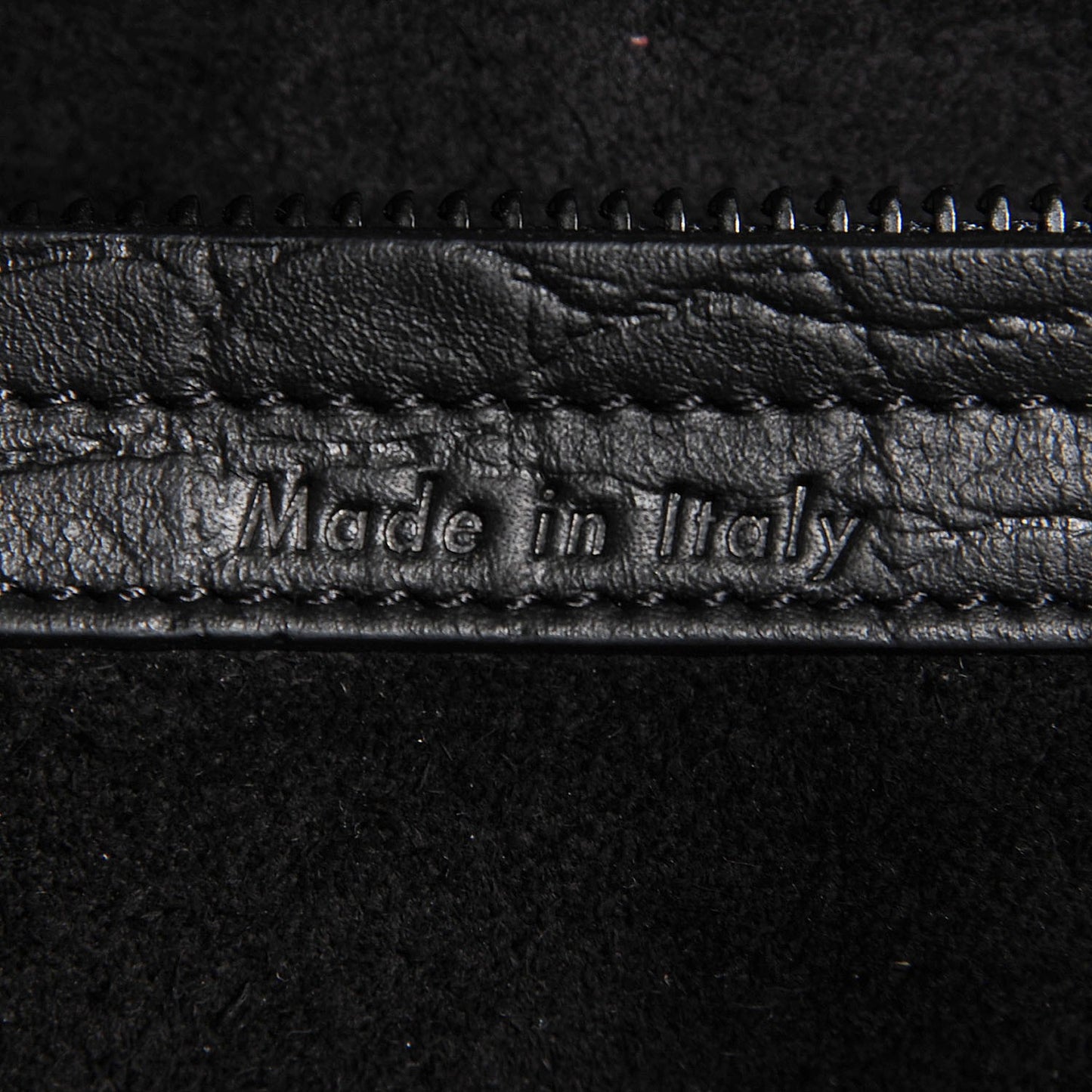 Crocodile Embossed Calfskin Medium Phantom Luggage Black