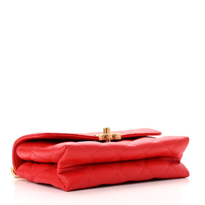 Chanel Calfskin Quilted Mini Flap Bag Red 4 of 9