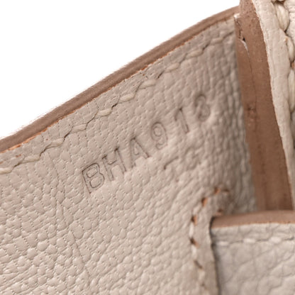 Hermes Togo Birkin 25 Gris Pale 7 of 18