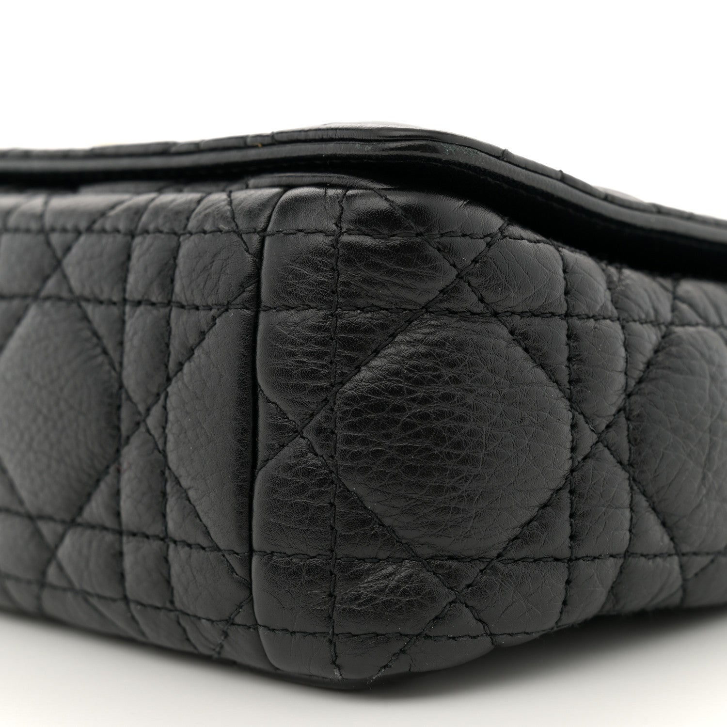 Christian Dior Calfskin Cannage Small Caro Bag Black 10 of 12