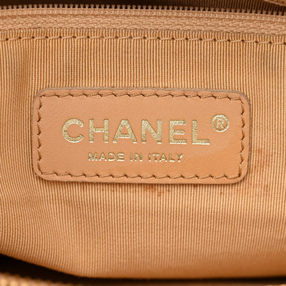 Chanel Caviar Quilted Grand Shopping Tote GST Dark Beige 6 of 13